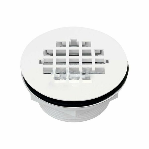 American Imaginations 2 in. Plastic White Shower Drain AI-37792